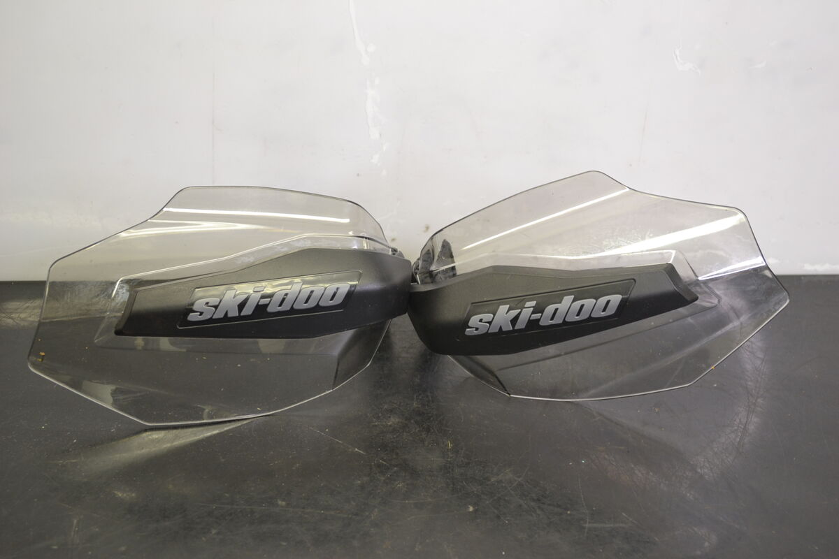Ski-Doo Handguards, Clear/Black, 860200789