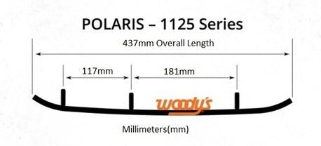 Woody´s Racing Ohjainraudat Polaris Gripper 07-24 - Northern Sledparts Oy