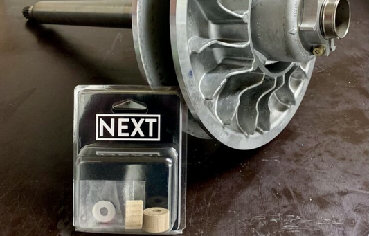 QRS variaattorin rullien vaihto Lynx & Ski-Doo moottorikelkkoihin