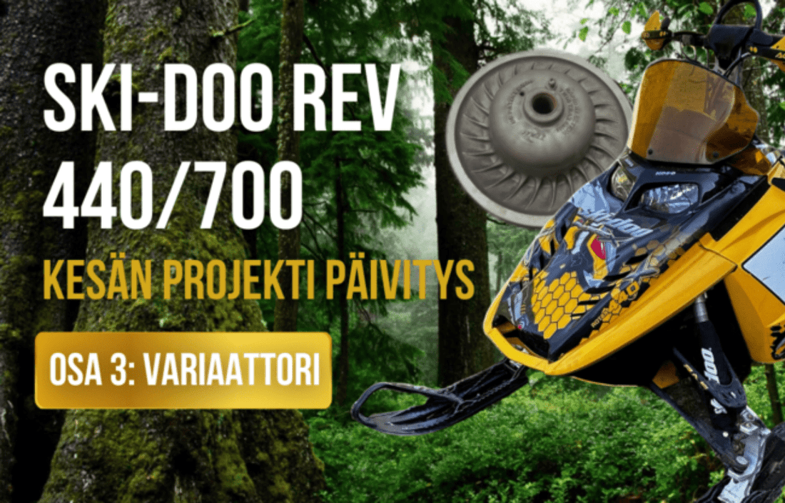 Tule seuraamaan meidän Ski-Doo Rev 440/700 Mod -moottorikelkan rakennusprojektia YouTubessa! -  Northern Sledparts Oy