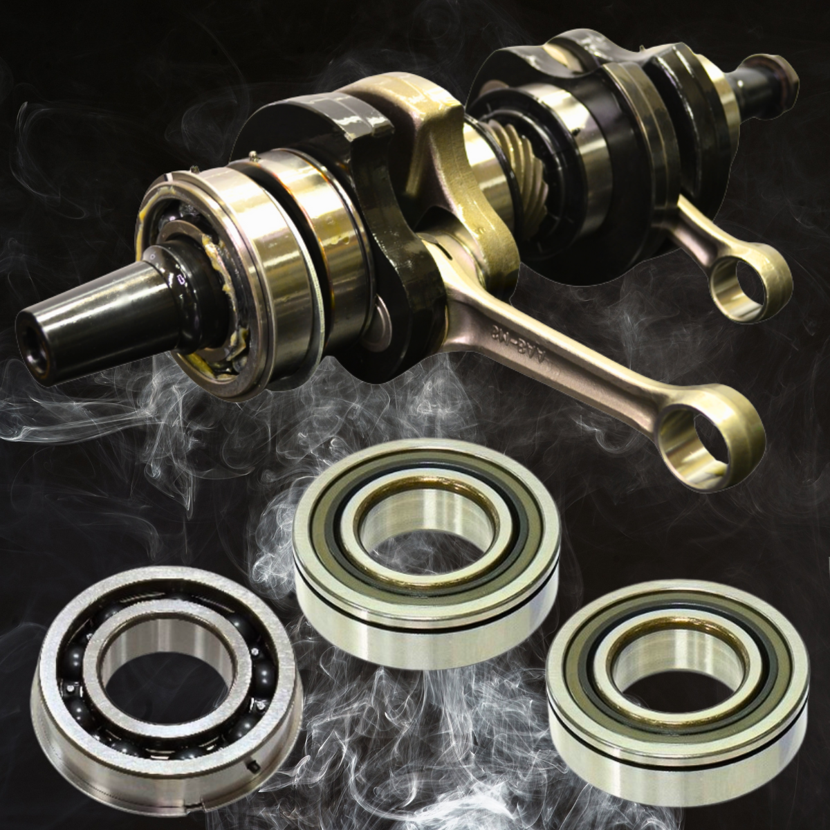 Kampiakselit ja laakerit