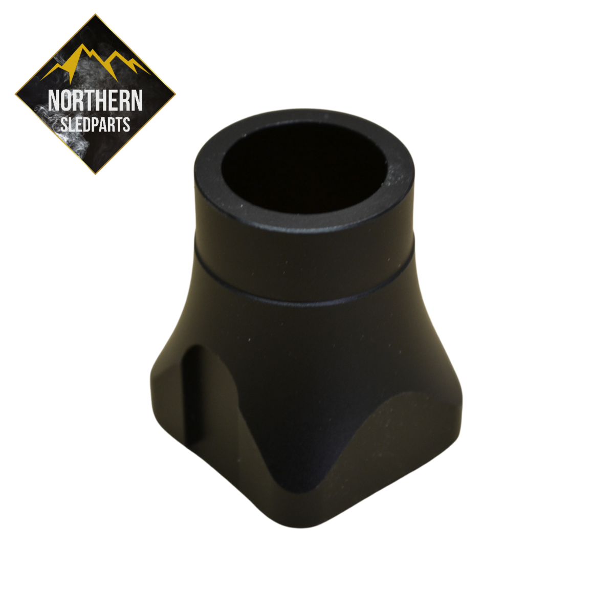 Bakaxels bussning Satin Black 20mm axel för Lynx och Ski-Doo skotrar