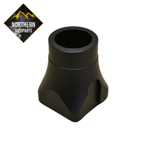 Taka-akselin holkki Satin Black 20mm akselille Lynx ja Ski-Doo kelkkoihin