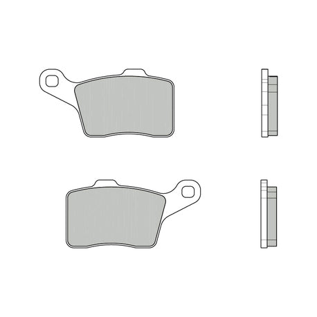 Brembo Jarrupalat Ski-Doo Xp, Xm/ Lynx Rex, Rex2