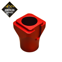 Taka-akselin holkki Racing RED 20mm akselille Lynx ja Ski-Doo kelkkoihin