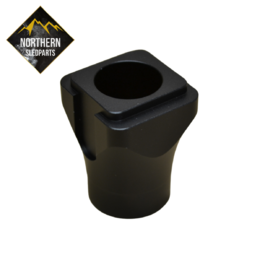 Taka-akselin holkki Satin Black 20mm akselille Lynx ja Ski-Doo kelkkoihin