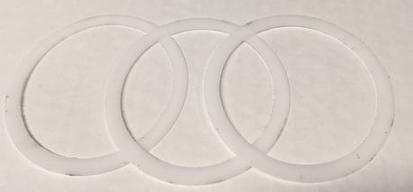 Team variaattorin Delrin Washer 3-pack