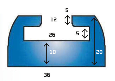 Garland Liukumuovi Lynx, Ski-Doo 2009-2025, 165 cm