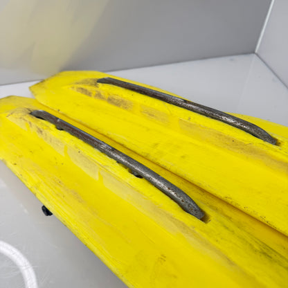 Pilot DS 2 sukset Lynx ja Ski-Doo malleihin, keltaiset mustilla lenkeillä, OEM 505073277