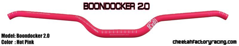 CFR Boondocker Fatbar Ohjaustanko 2.0 Hot Pinkki