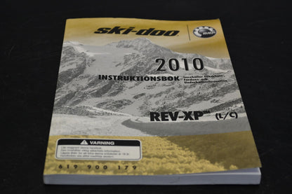 Käyttöohjekirja Ski-Doo 2010 Ruotsi