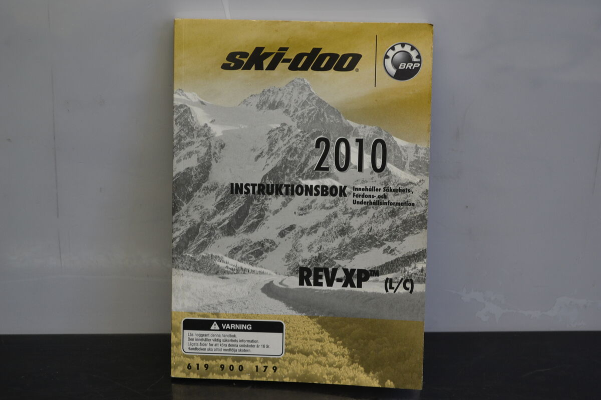 Käyttöohjekirja Ski-Doo 2010 Ruotsi