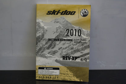 Käyttöohjekirja Ski-Doo 2010 Ruotsi