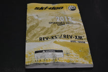 Käyttöohjekirja Ski-Doo 2013 Englanti