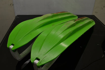 Blade DS skis, green.