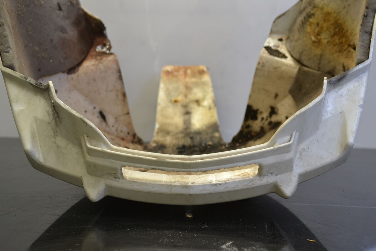 Främre plast Vit Polaris, 2634824-133