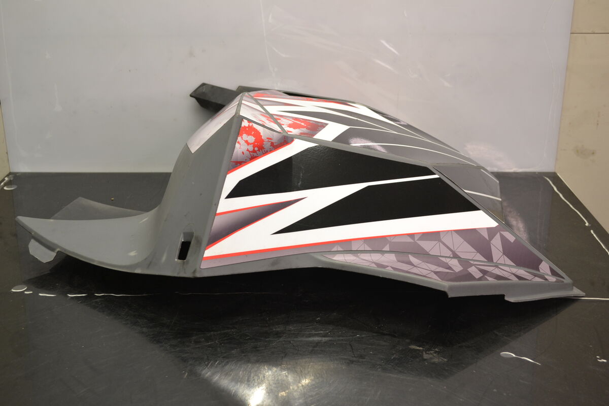 Sivuposki teippauksilla vasen Ski-Doo 08-2013