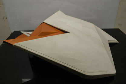 Side panels White/Orange Ski-Doo Summit 2011