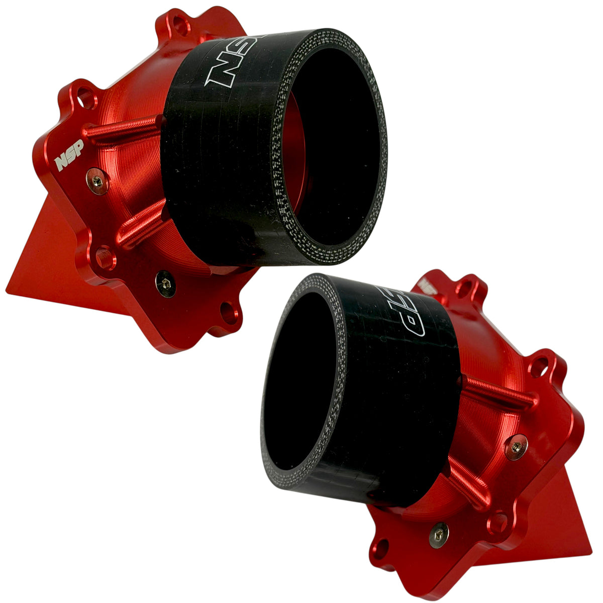 NSP Billet alumiiniset imukurkut Rotax 600 SDI 2004–2008 Racing Red