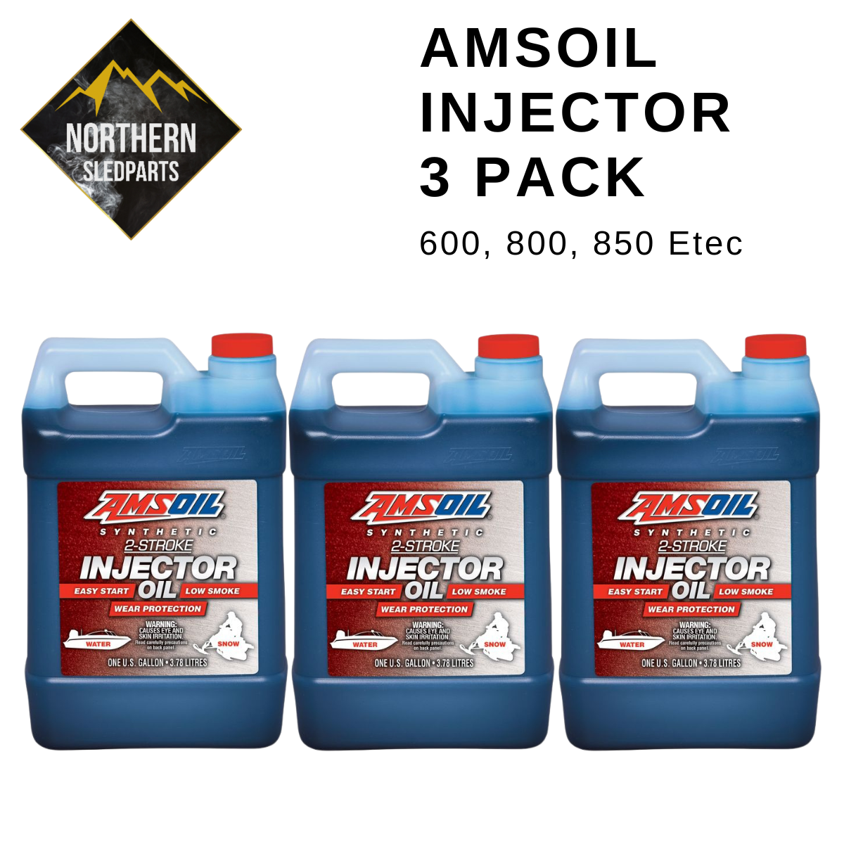 Amsoil Injector Synthetic 2T Öljy Laatikko 11.37L
