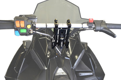 RSI säädettävä pivoting korotuspala 4-6" Musta