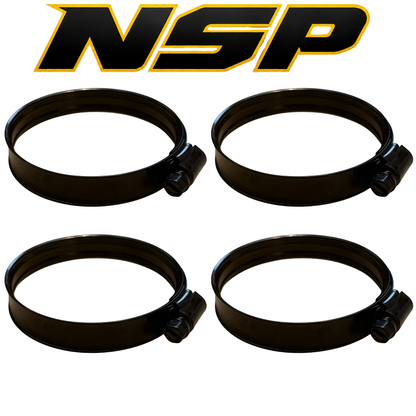 NSP Billet alumiiniset imukurkut Rotax 600 SDI 2004–2008 Racing Red