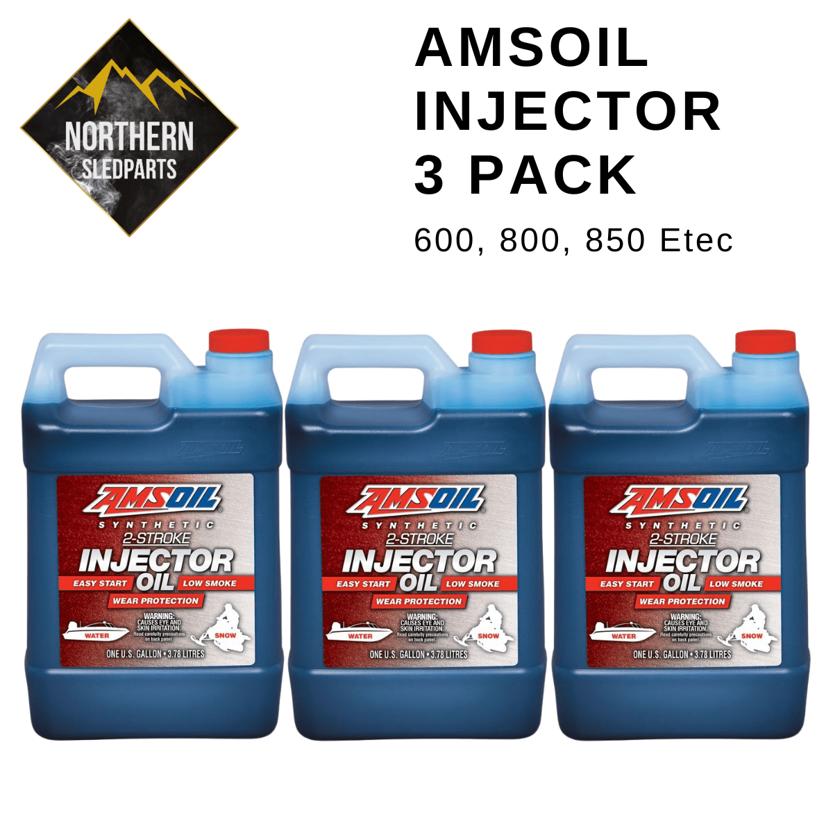 Amsoil Injector Synthetic 2T Öljy Laatikko 11.37L - Northern Sledparts Oy
