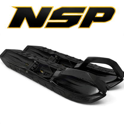 Blade DS suksipari musta + DuraPro suksikumit 860201244 - Northern Sledparts Oy