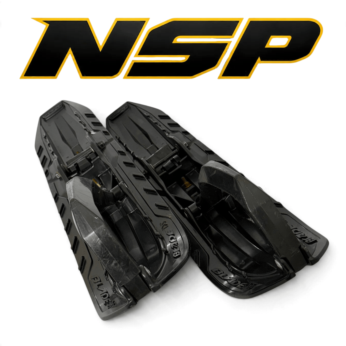 Blade DS suksipari musta + DuraPro suksikumit 860201244 - Northern Sledparts Oy