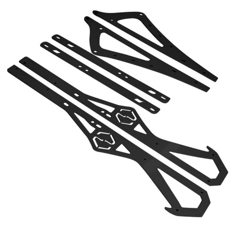 Itek liukujen vahvikkeet Musta Polaris RMK, SKS 155" 2016-> - Northern Sledparts Oy