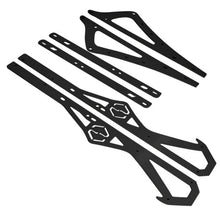 Itek liukujen vahvikkeet Musta Polaris RMK, SKS 155" 2016-> - Northern Sledparts Oy