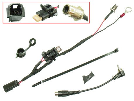 Lämmitettävän visiirin,laukun pistokesarja Ski-Doo,Lynx 08-17 - Northern Sledparts Oy