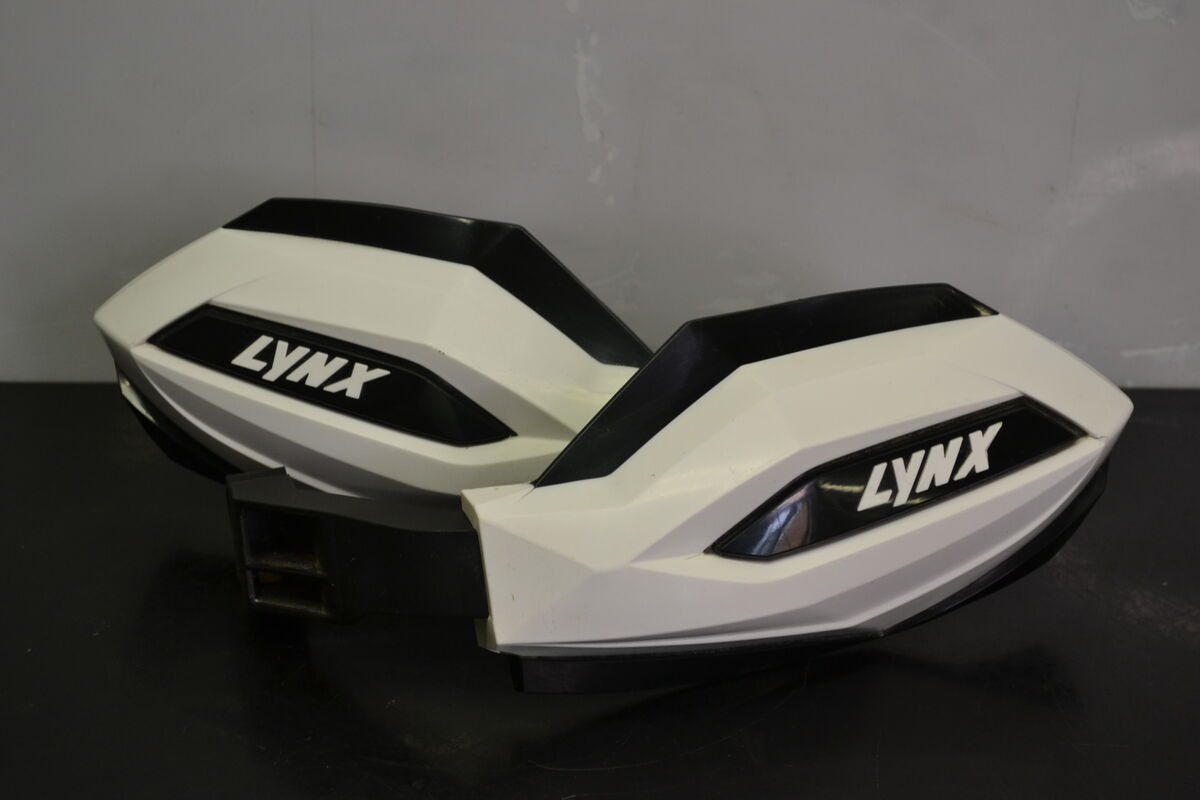 Lynx Rave Re valkoiset käsisuojat - Northern Sledparts Oy