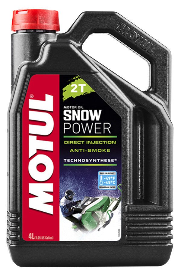 Motul Snowpower 2T Öljy 4 litraa - Northern Sledparts Oy