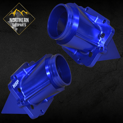 NSP Billet Imukurkut Rotax 600 Etec 2008–2019 (blue) (pari) - Northern Sledparts Oy