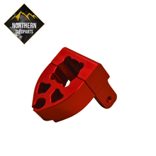 NSP Billet Kaasukahvarunko Racing Red Lynx, Ski-Doo 2008-2024 - Northern Sledparts Oy