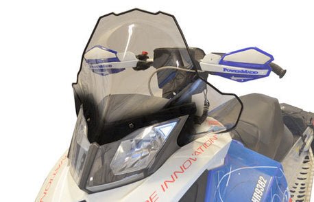 Powermadd Tuulisuoja Rev XP 17,5" korkea, kirkas - Northern Sledparts Oy