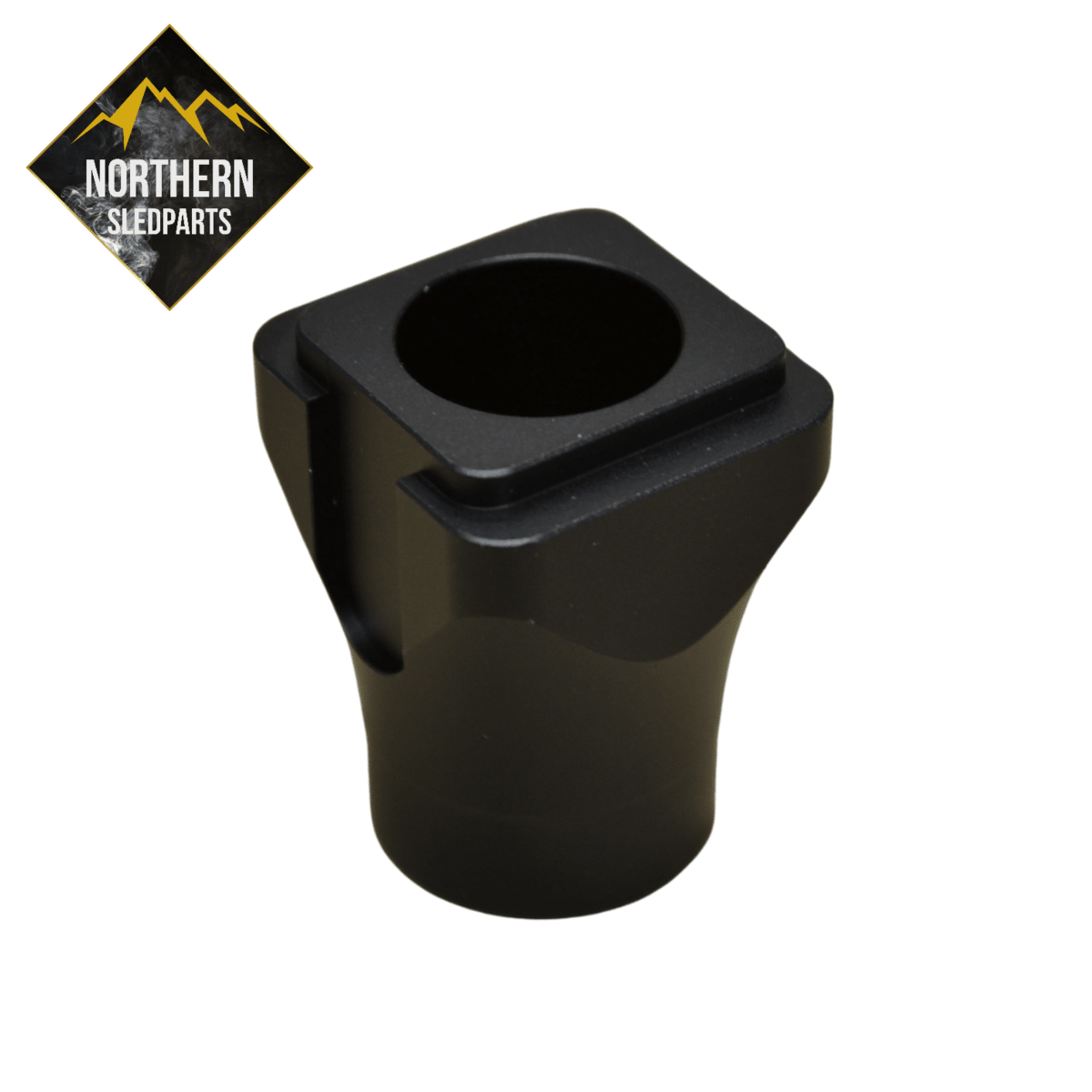 Taka-akselin holkki Satin Black 20mm akselille Lynx ja Ski-Doo kelkkoihin - Northern Sledparts Oy