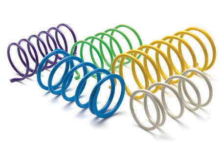 TRA Kytkimen jousi 240-430 keltainen/vaaleansininen - Northern Sledparts Oy